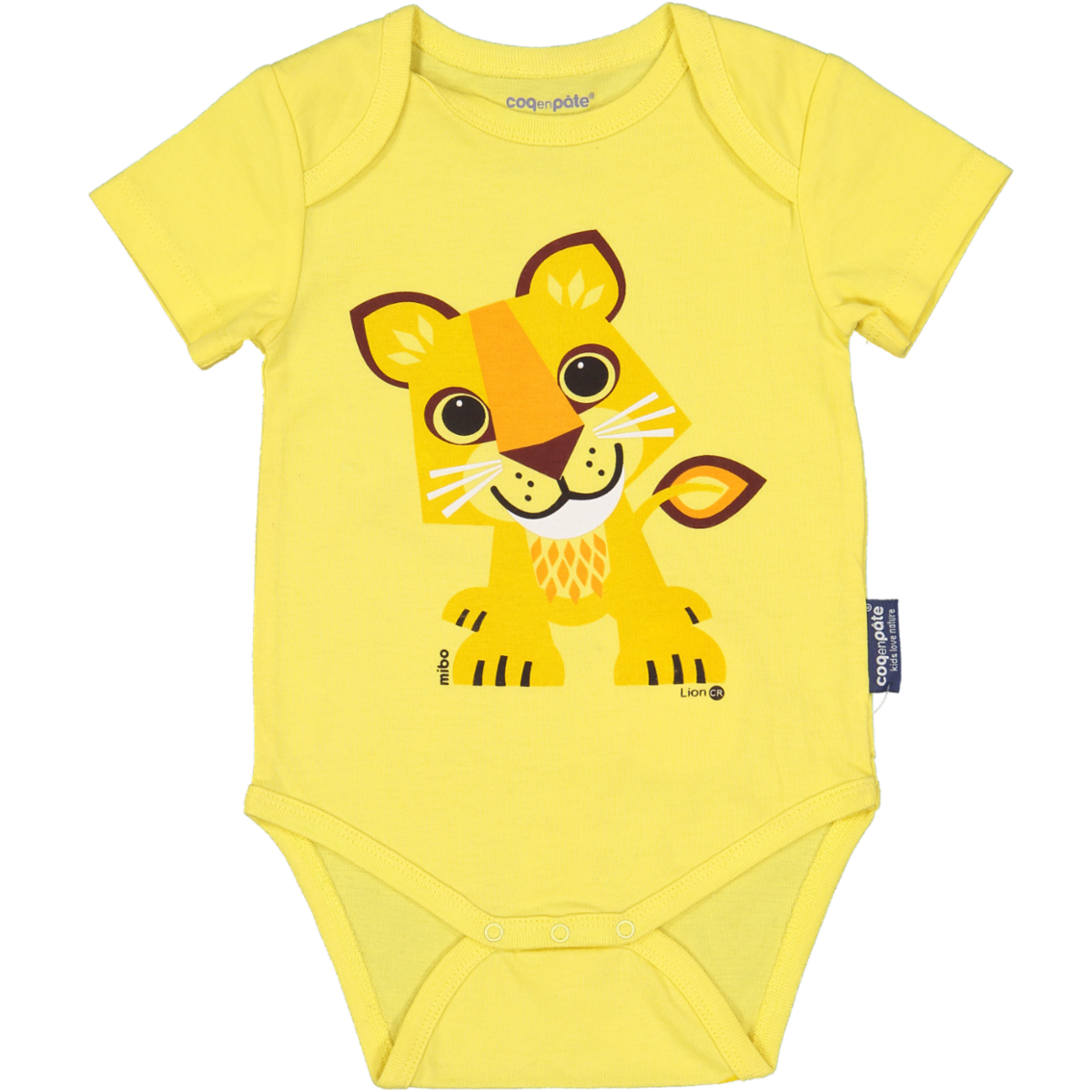 Body Leone in cotone biologico – Coq en Pâte
