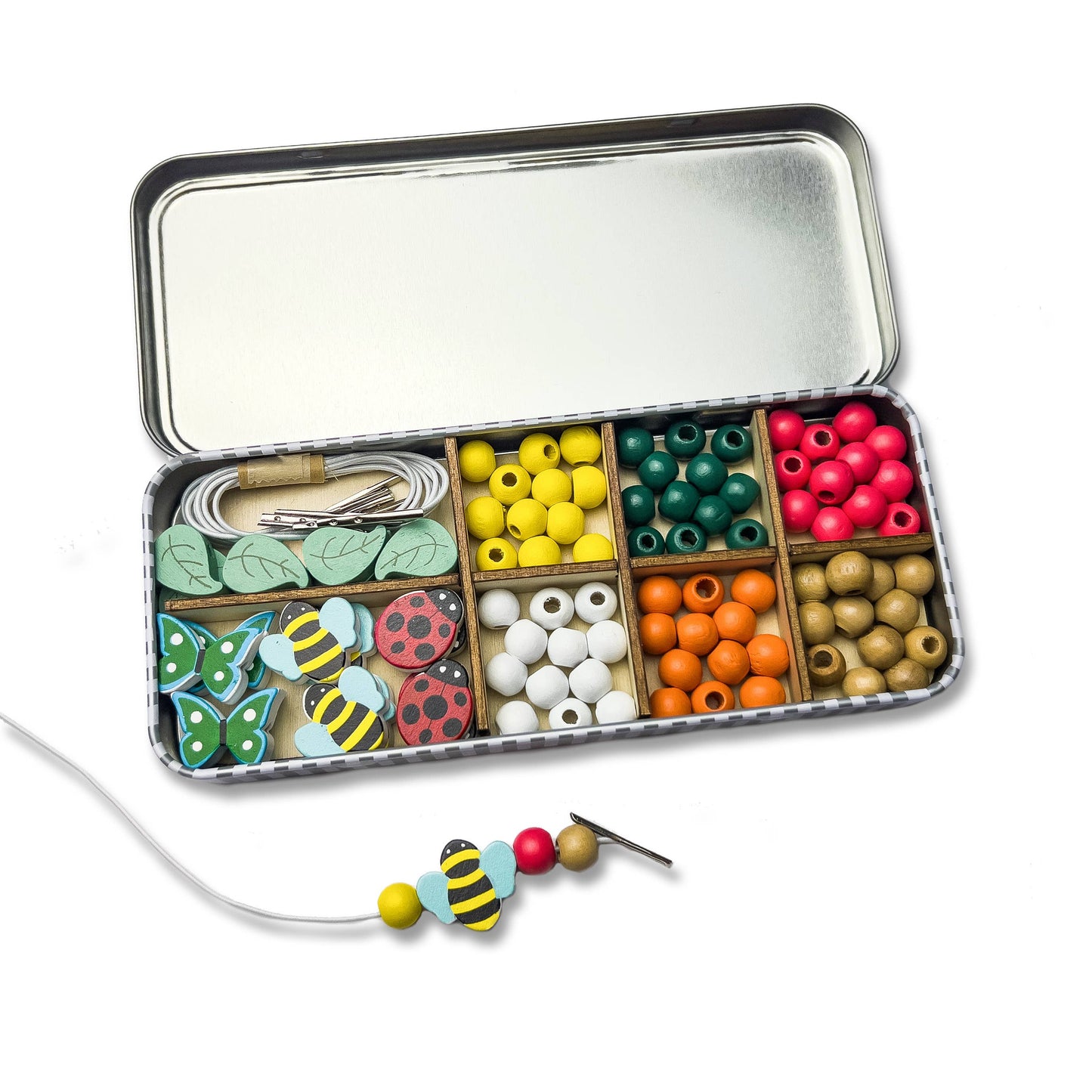 Kit creativo braccialetti in legno Minibeast – Cotton Twist