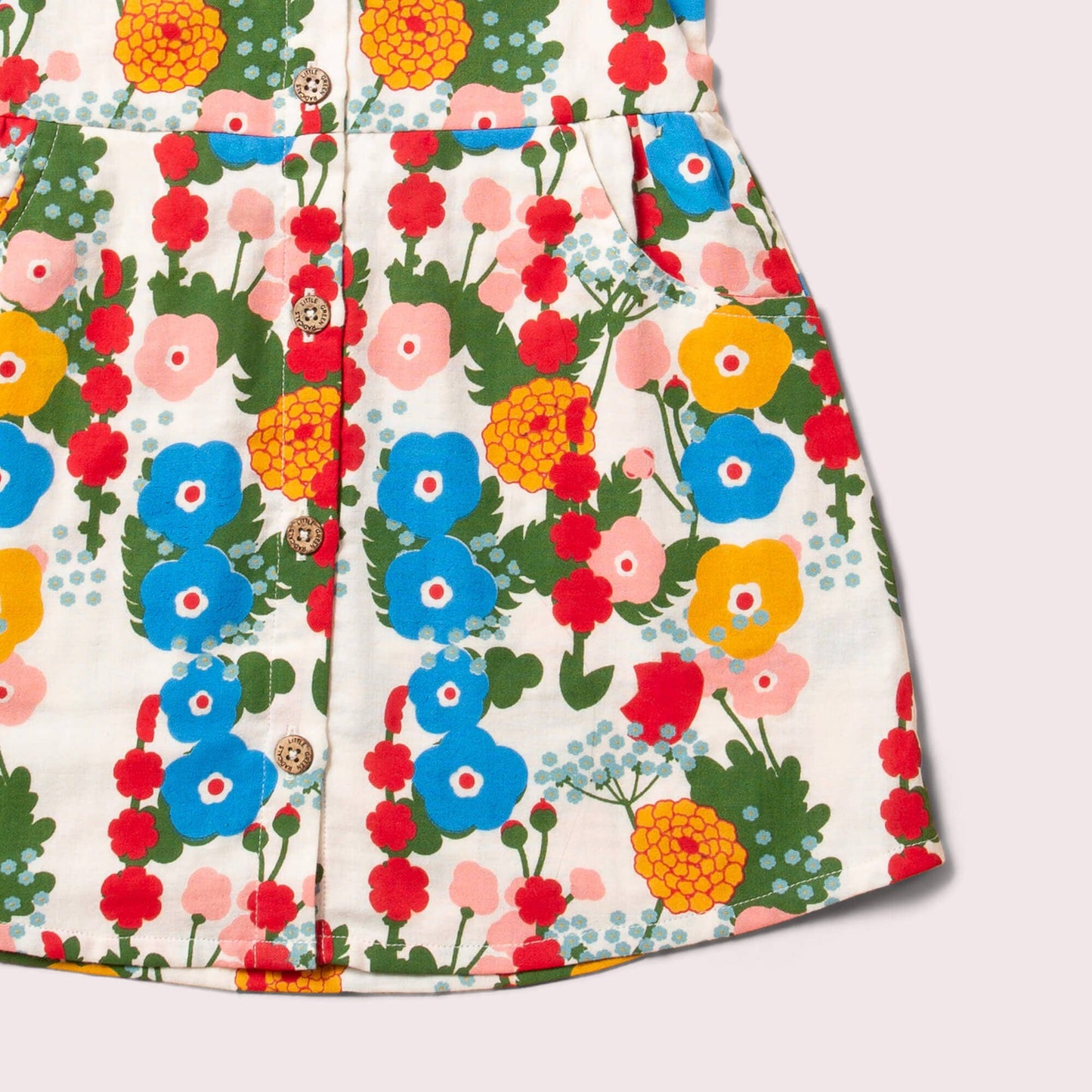 Vestito floreale in cotone biologico – Little Green Radicals