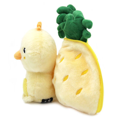 Peluche trasformabile Pulcino/Ananas– Les Déglingos