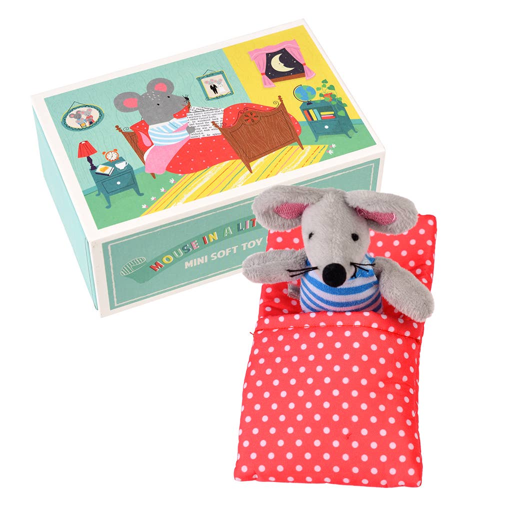 Mini peluche topo in una scatola | Rex London