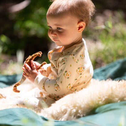 Tutina con piedini scoiattolo in cotone biologico – Little Green Radicals