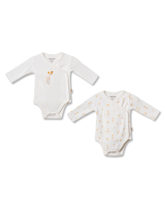 Set 2 body kimono neonato palloncino | BABYCOSY ORGANIC