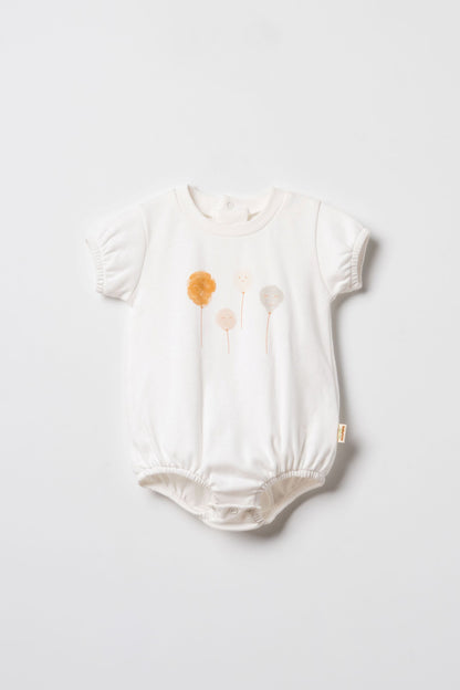Set 2 pagliaccetti cotone organico palloncini | Baby Cosy Organic
