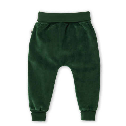 Pantaloni a coste Baby Verde Pino