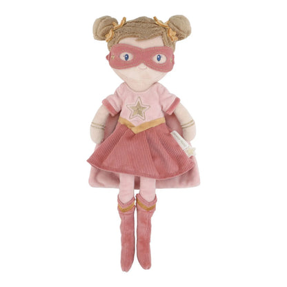 Bambola morbida Supereroe Rosa 35 cm | Little Dutch