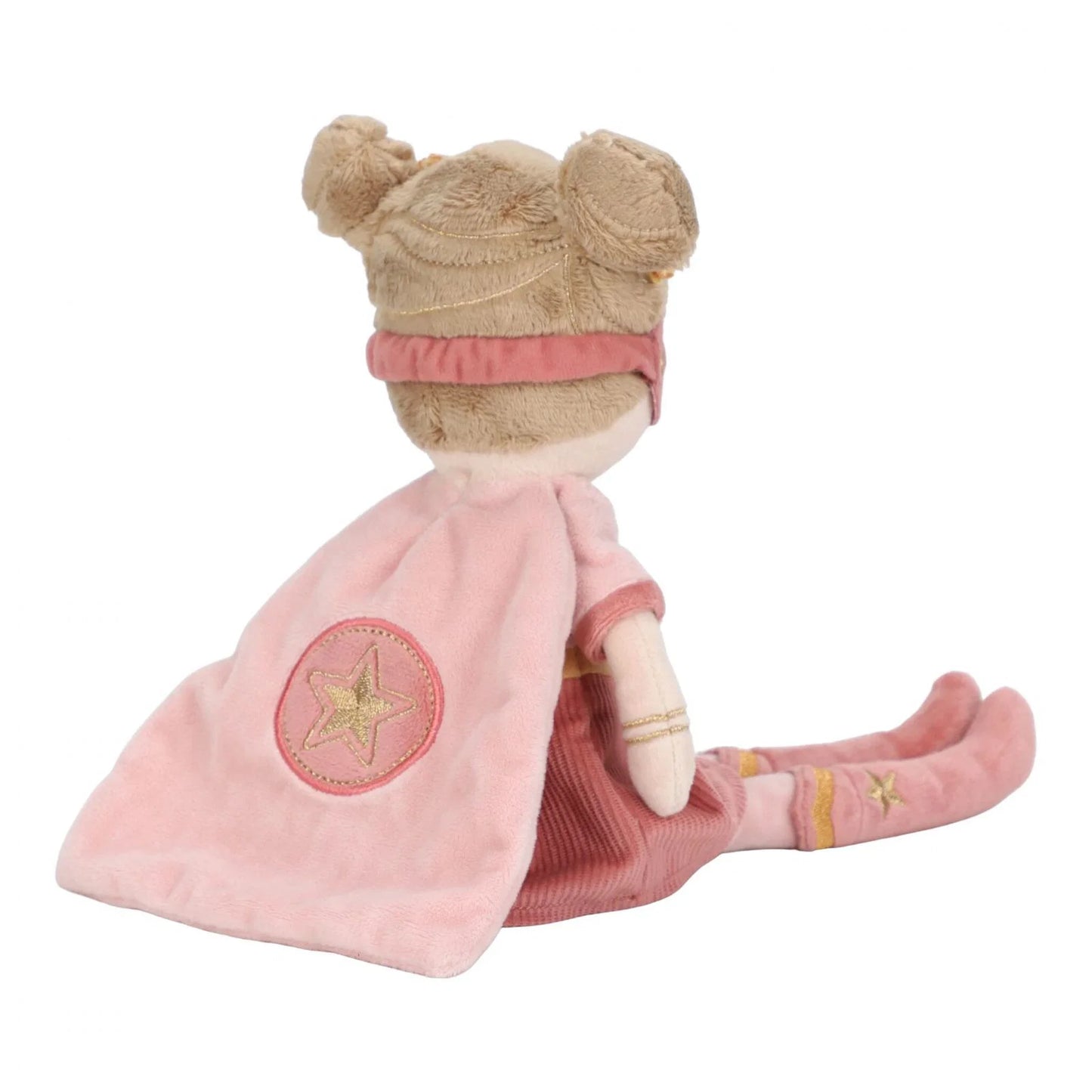 Bambola morbida Supereroe Rosa 35 cm | Little Dutch