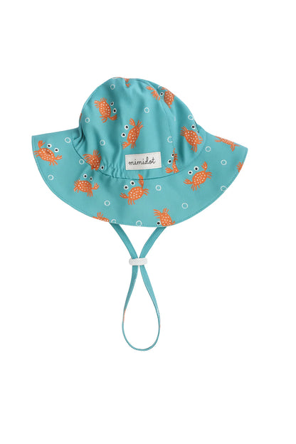 Cappellino da sole bambino con granchi UV50+ | MIELA KIDS