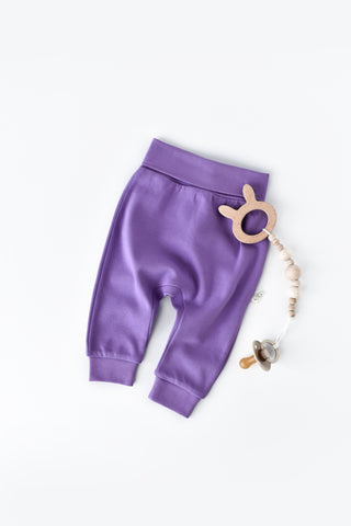 BabyCosy Basic Pantaloni Viola