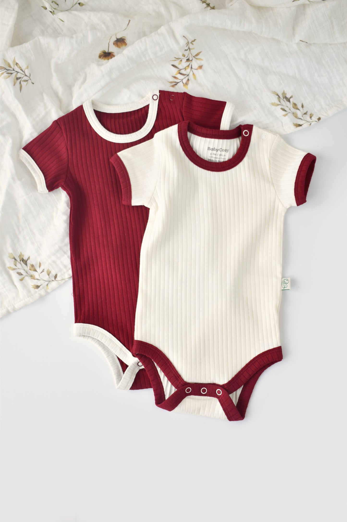 BabyCosy Retro Set 2 Body Beige & Rosso