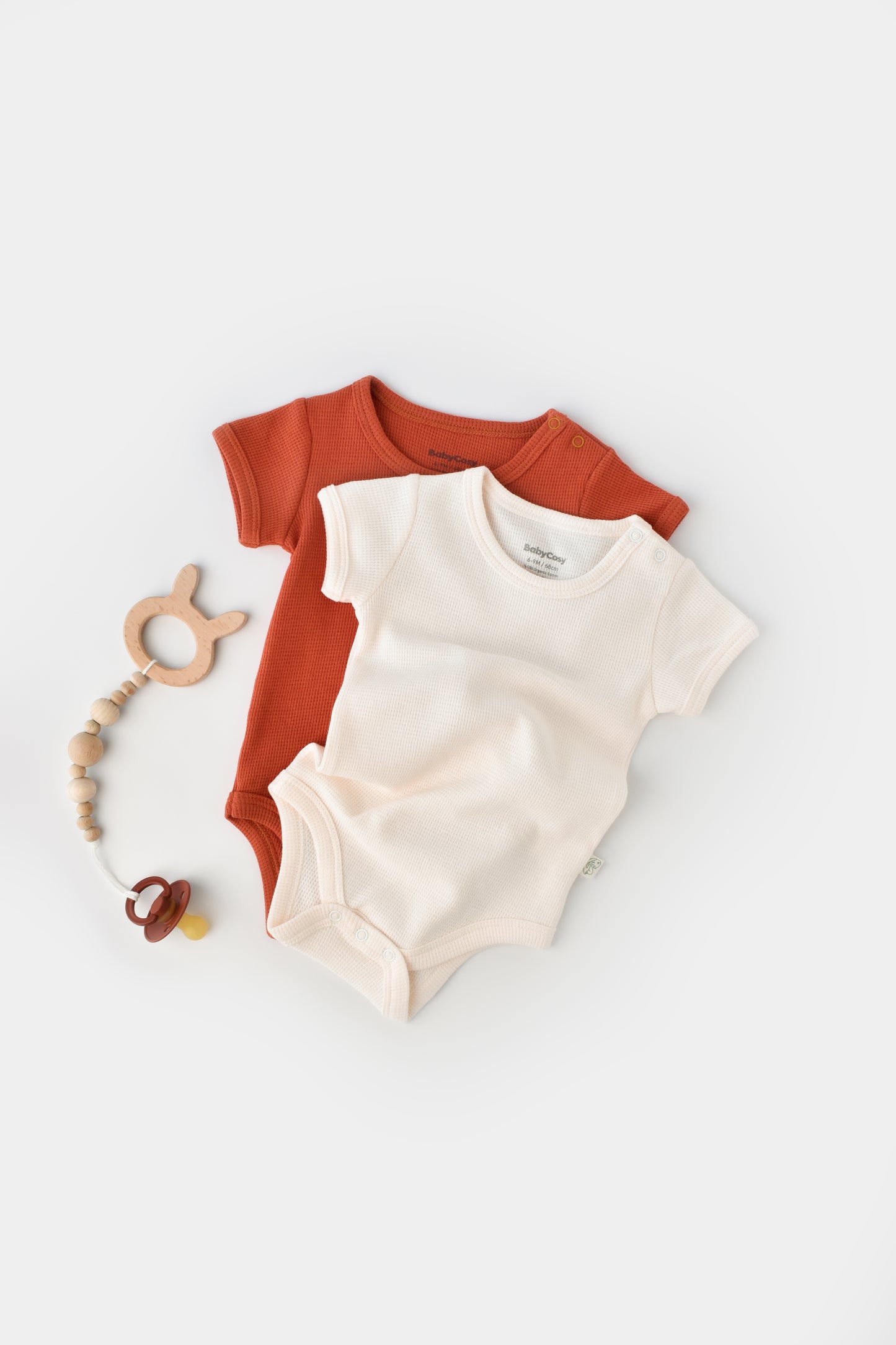 BabyCosy Waffle Set 2 Body Cinnamon & Ecru