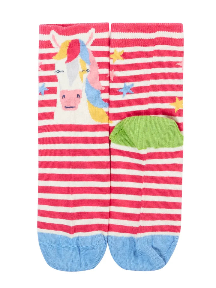 Set 3 Calzini Disco Horse in cotone biologico | Frugi