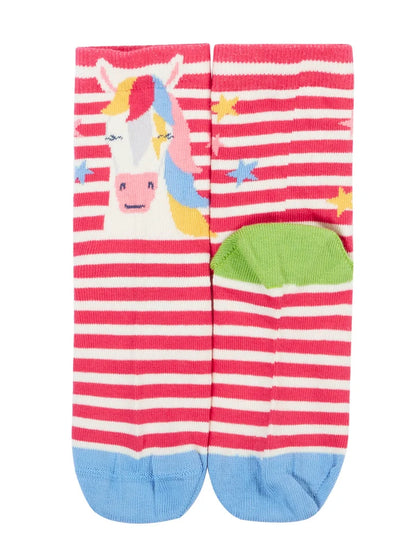 Set 3 Calzini Disco Horse in cotone biologico | Frugi