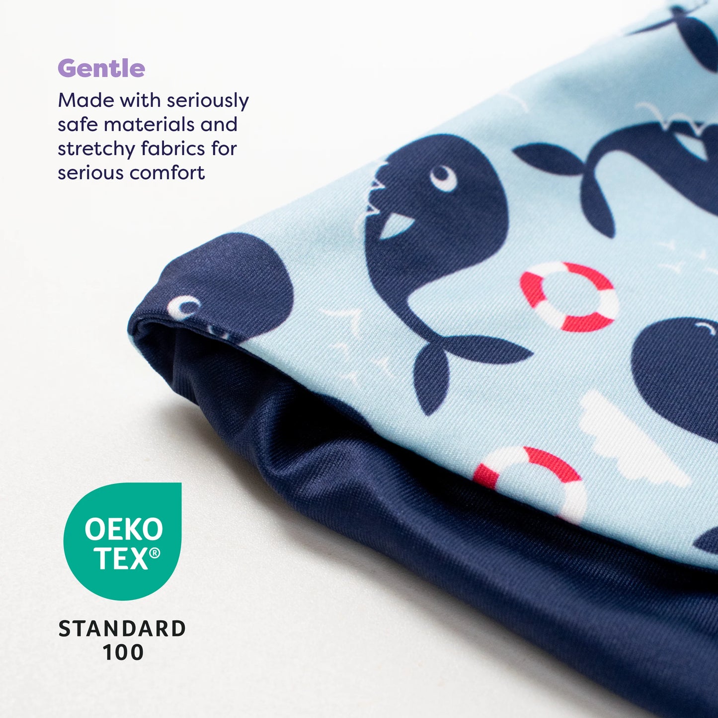 Cappellino da mare reversibile Blue Whale | Bambino Mio