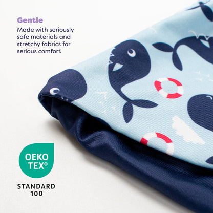 Cappellino da mare reversibile Blue Whale | Bambino Mio