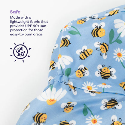 Cappellino da mare reversibile Busy Bees | Bambino Mio
