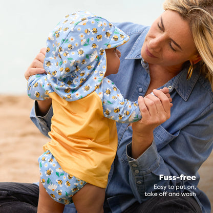 Cappellino da mare reversibile Busy Bees | Bambino Mio