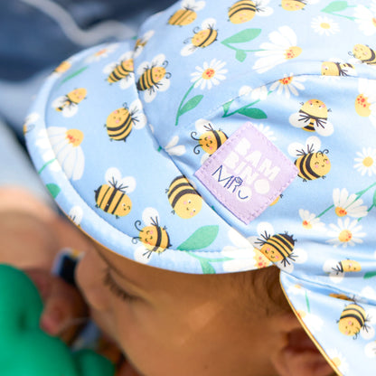 Cappellino da mare reversibile Busy Bees | Bambino Mio