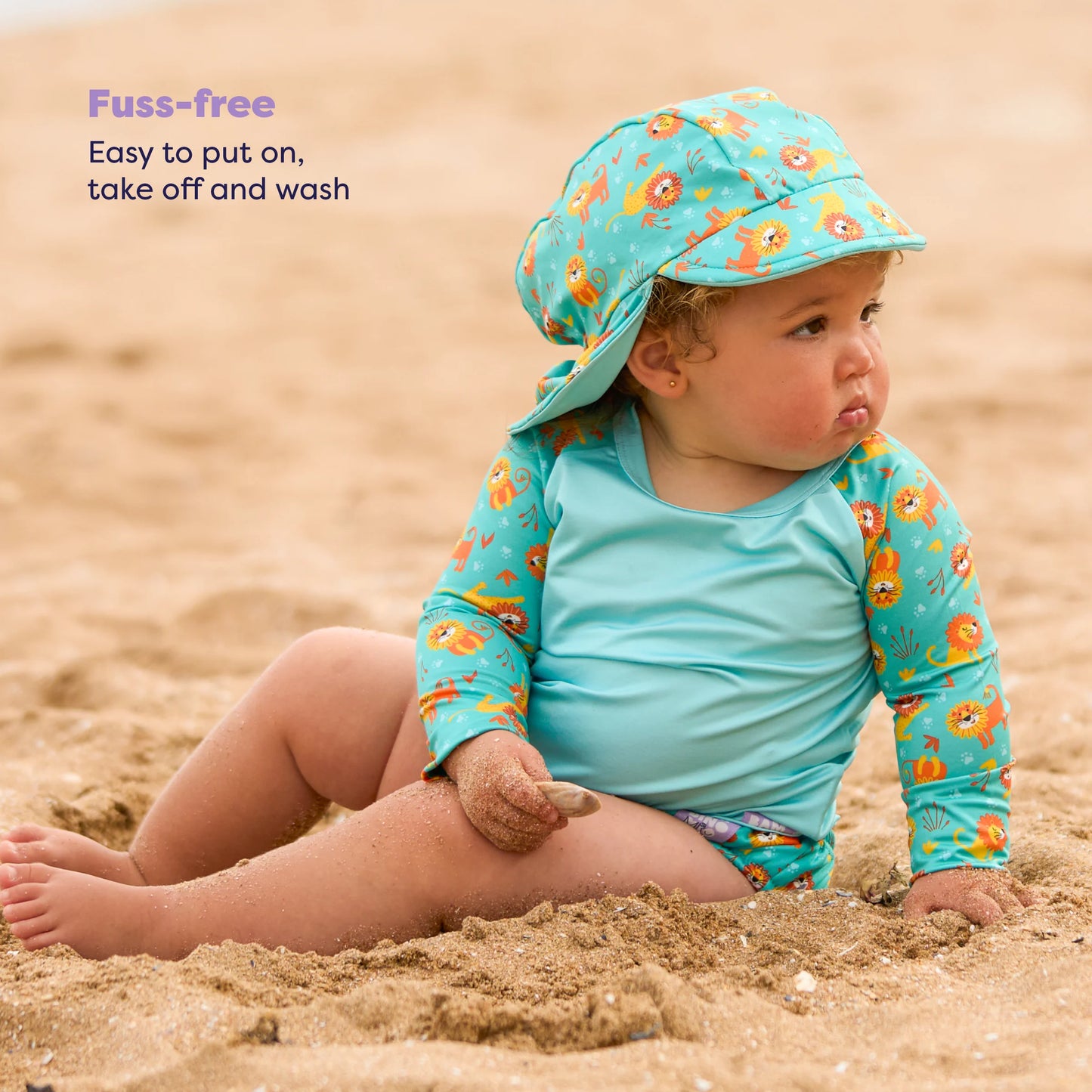Cappellino da mare reversibile Cool Cats | Bambino Mio