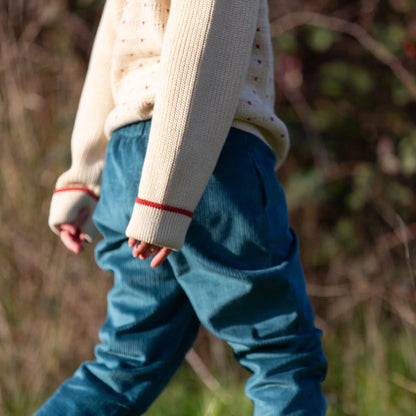 Cardigan a Maglia Grossa Crema | Little Green Radicals