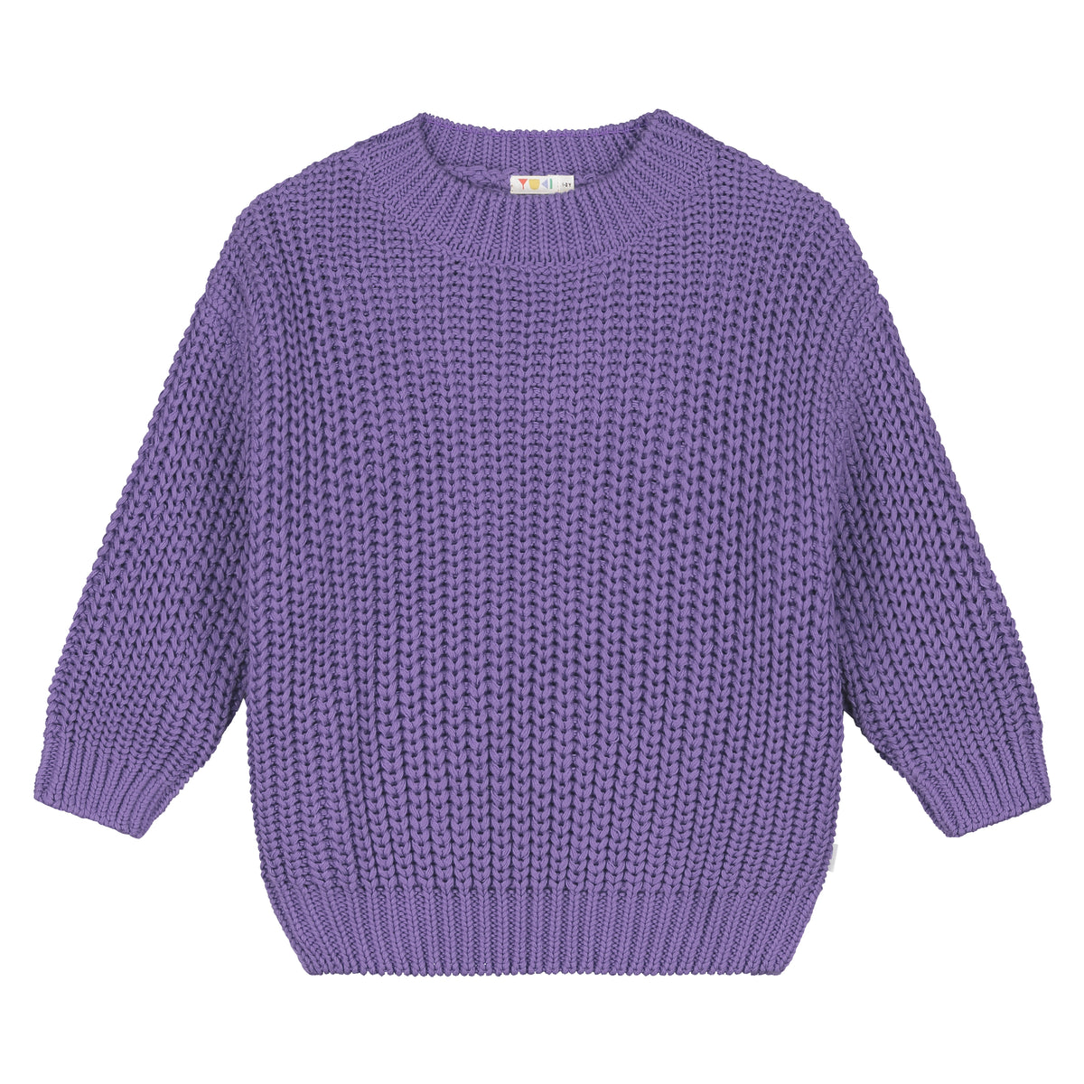 Maglione Chunky Aster Viola | Yuki Kidswear
