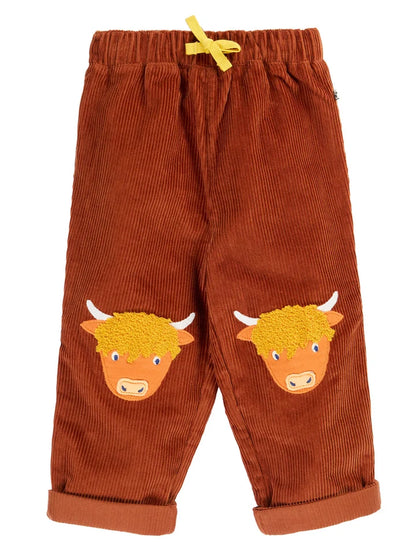 Pantaloni a coste Highland Cow | Frugi