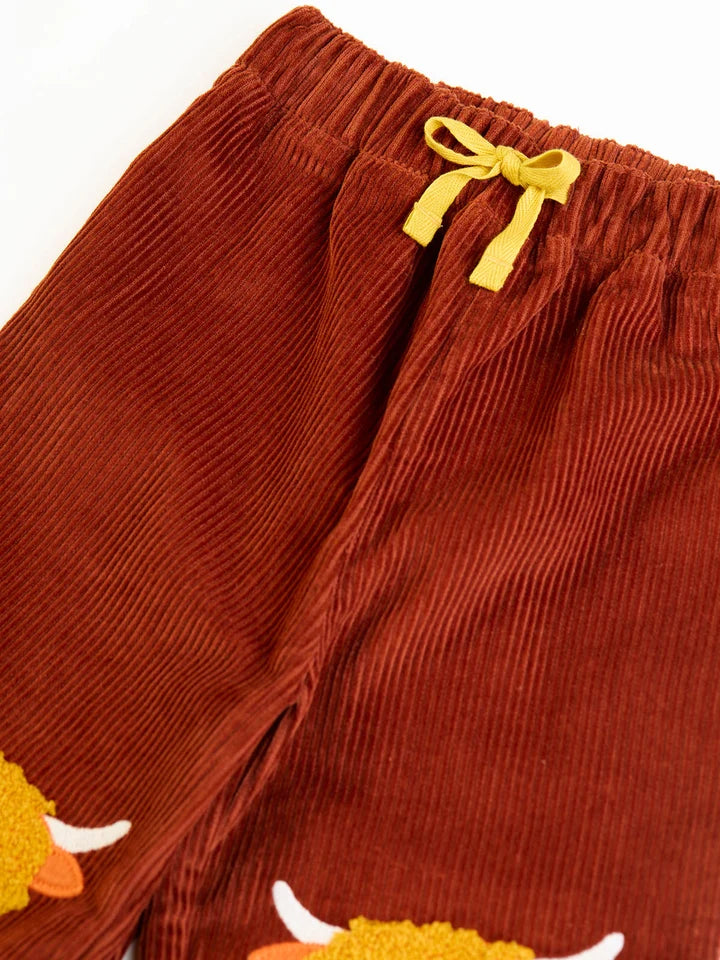 Pantaloni a coste Highland Cow | Frugi
