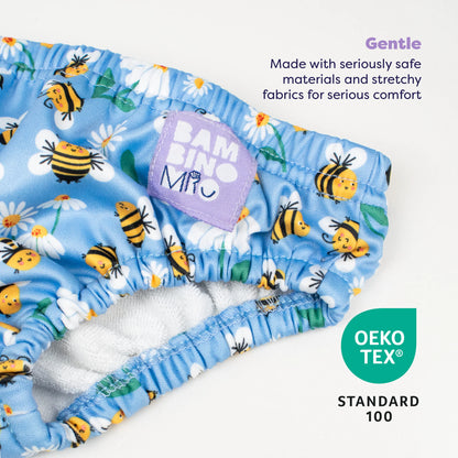 Costumino Contenitivo Riutilizzabile Busy Bees | Bambino Mio