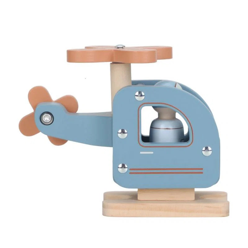 Elicottero in legno con personaggio | Little Dutch
