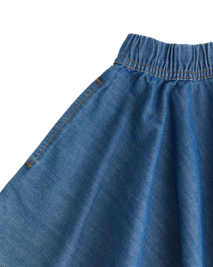 Jeans Gonna Leela Cotton Blu Chiara | LEELA COTTON