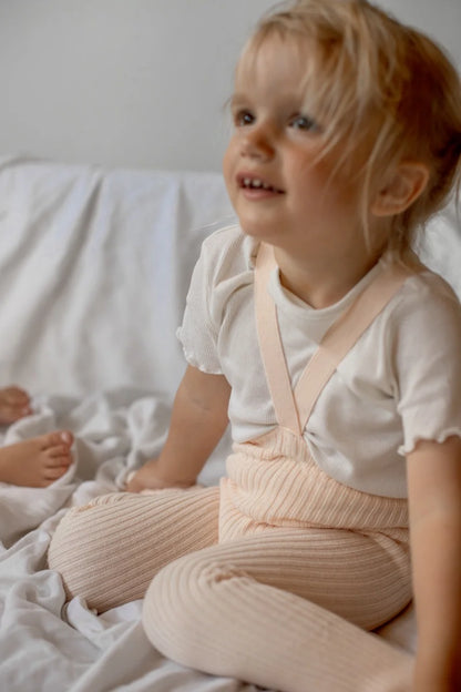 Collant Hippy Silky Peach con piede e bretelle  | Silly Silas