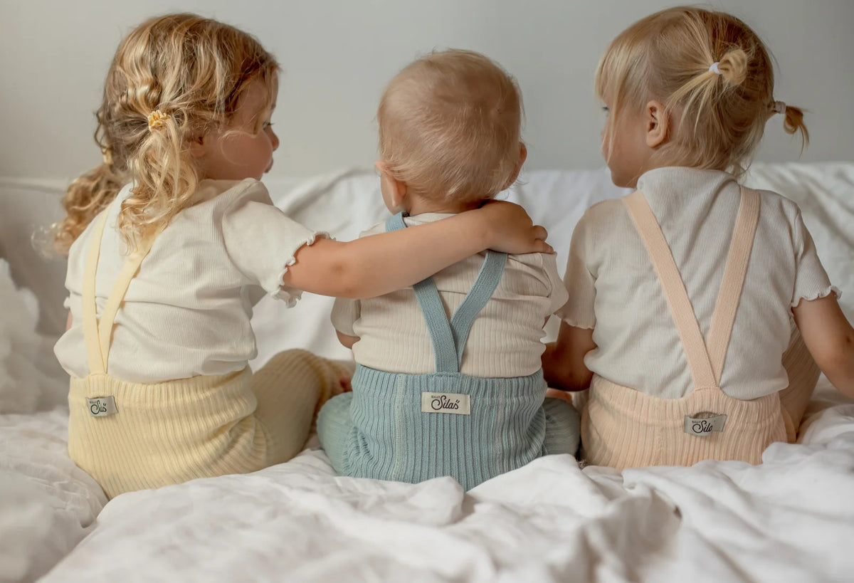 Collant Hippy Silky Peach con piede e bretelle  | Silly Silas