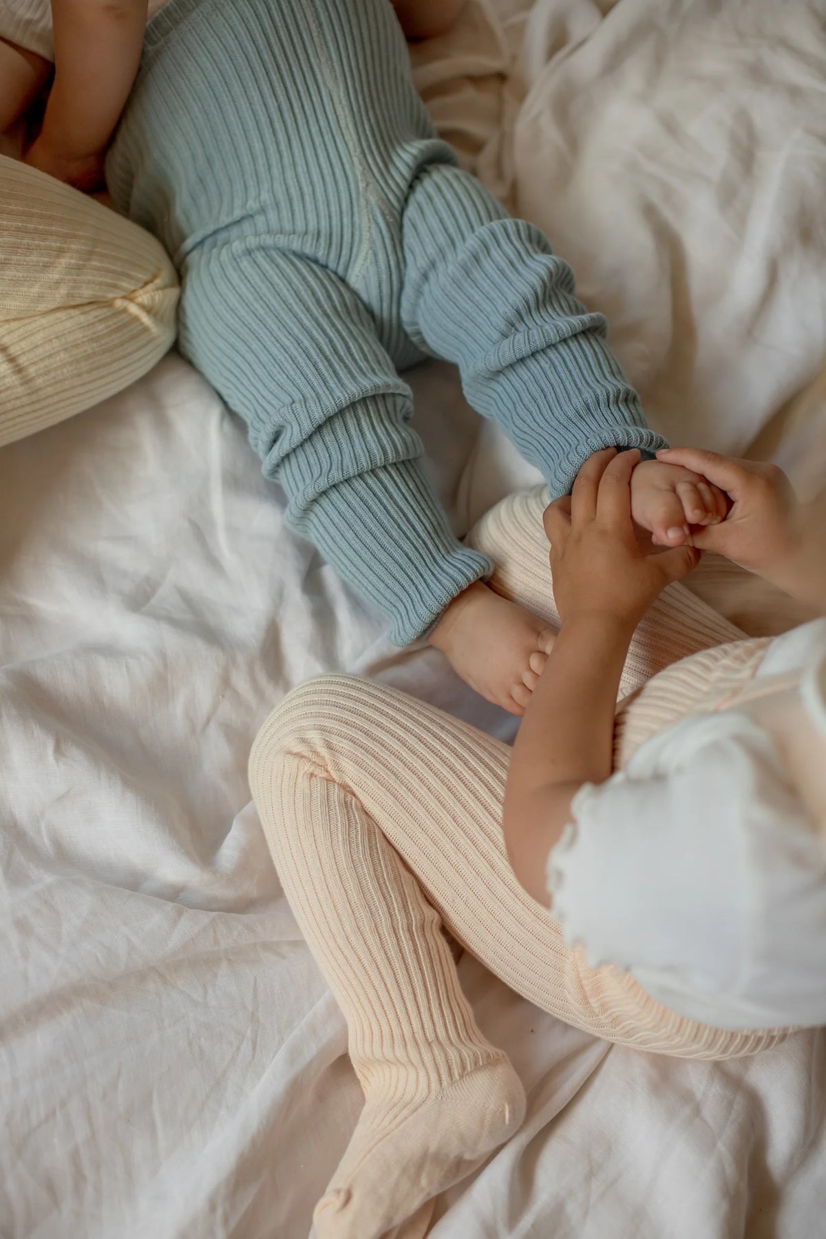 Collant Hippy Silky Peach con piede e bretelle  | Silly Silas