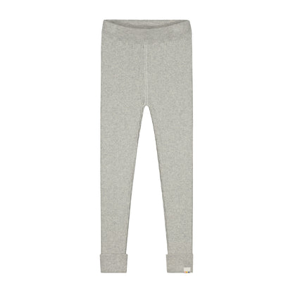 Leggings a coste Grey Melange | Yuki Kidswear
