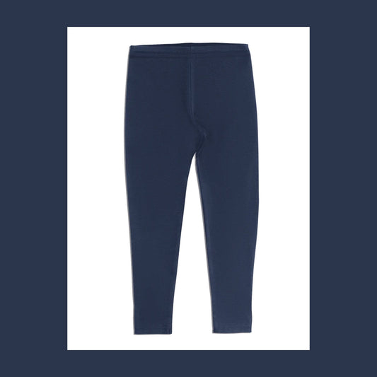 Leggings Cotone Organico Blu Indigo