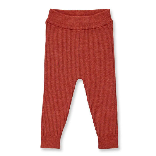 Leggings in Maglia Terracotta Melange | Sense Organics