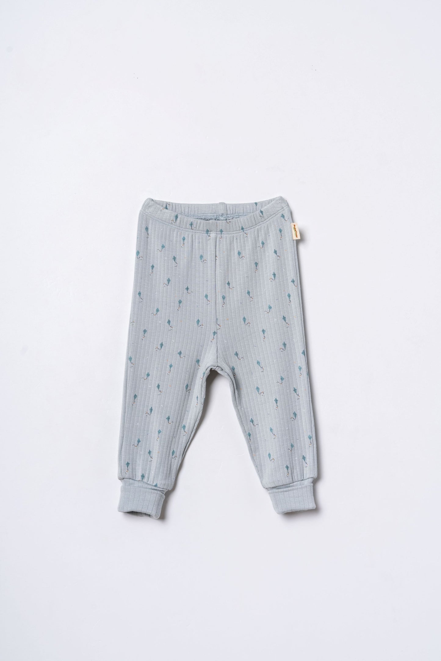 Set 2 pantaloni modal azzurro | BABYCOSY ORGANIC