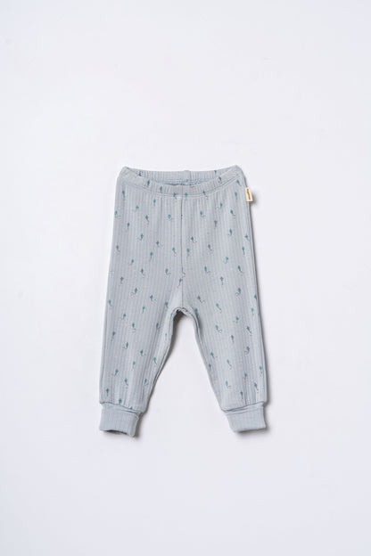 Set 2 pantaloni modal azzurro | BABYCOSY ORGANIC