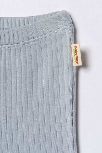 Set 2 pantaloni modal azzurro | BABYCOSY ORGANIC
