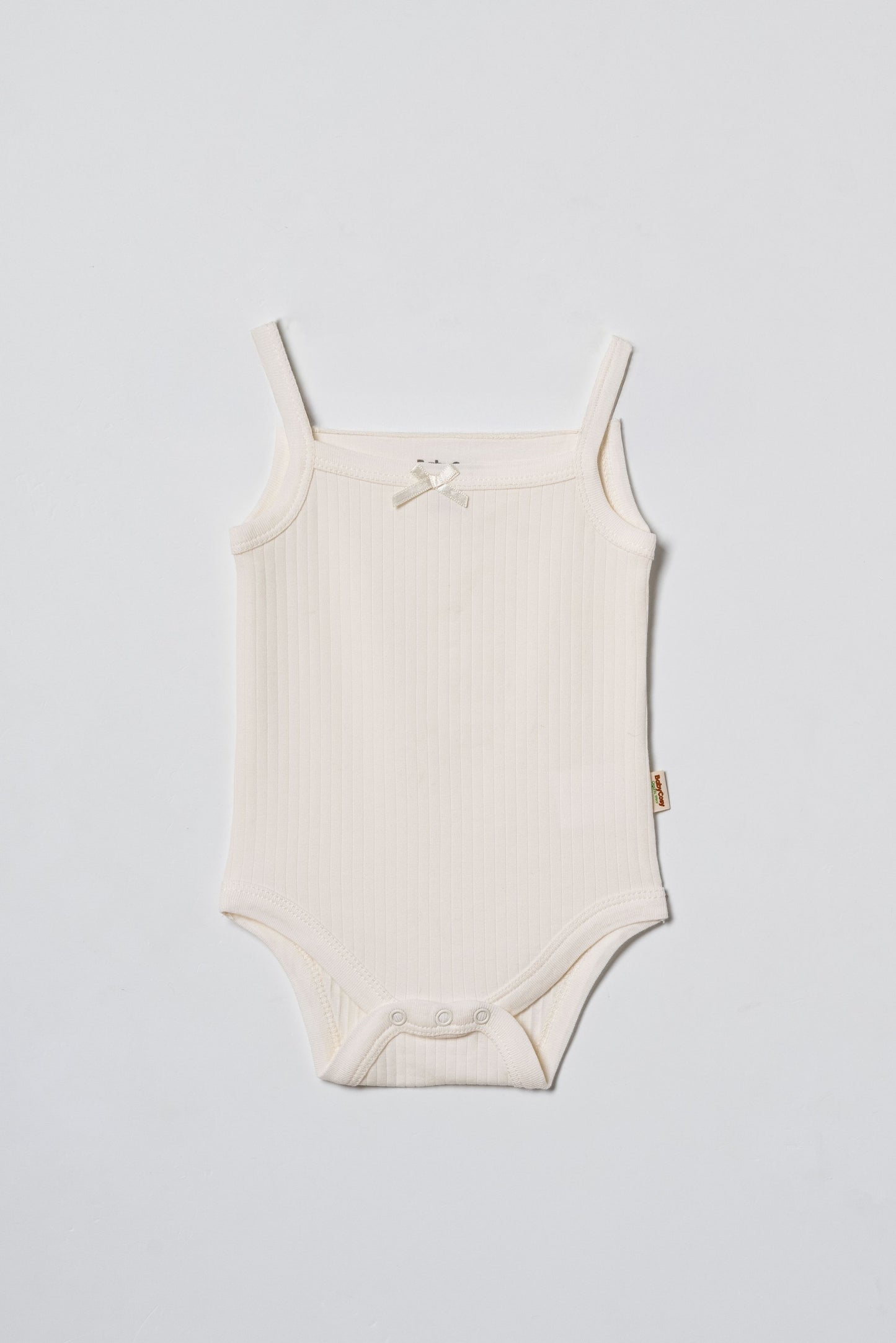 Set 2 body senza maniche modal crema | BABYCOSY ORGANIC