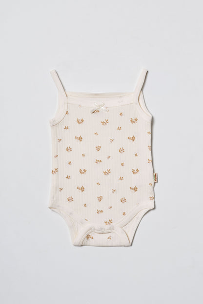 Set 2 body senza maniche modal crema | BABYCOSY ORGANIC