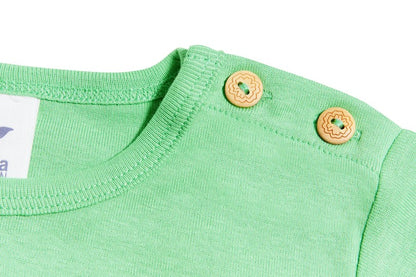 Maglietta a maniche corte Verde Menta | LEELA COTTON