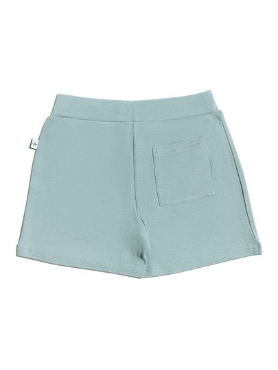 Pantaloncini cotone organico Azzurri | LEELA COTTON