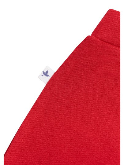 Pantaloncini cotone organico Rossi | LEELA COTTON