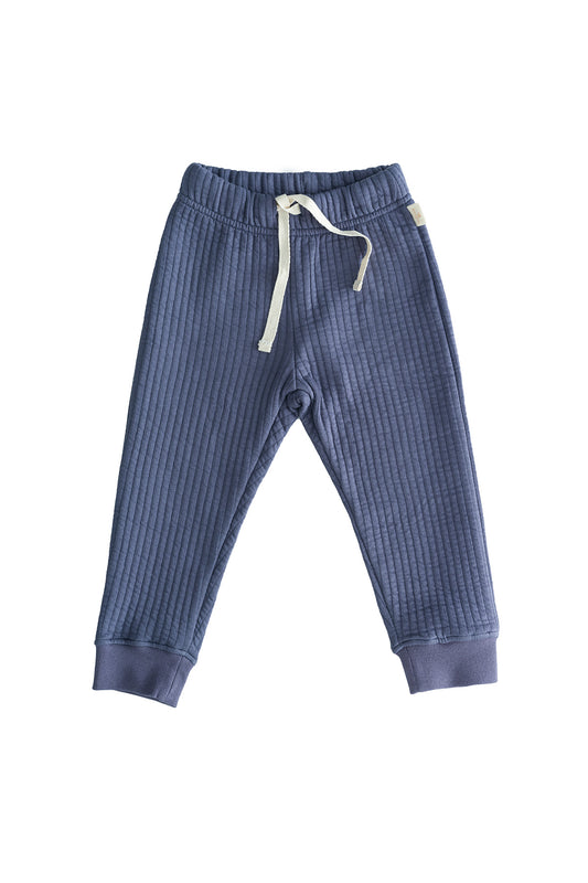 Pantaloni Trapuntati Blu