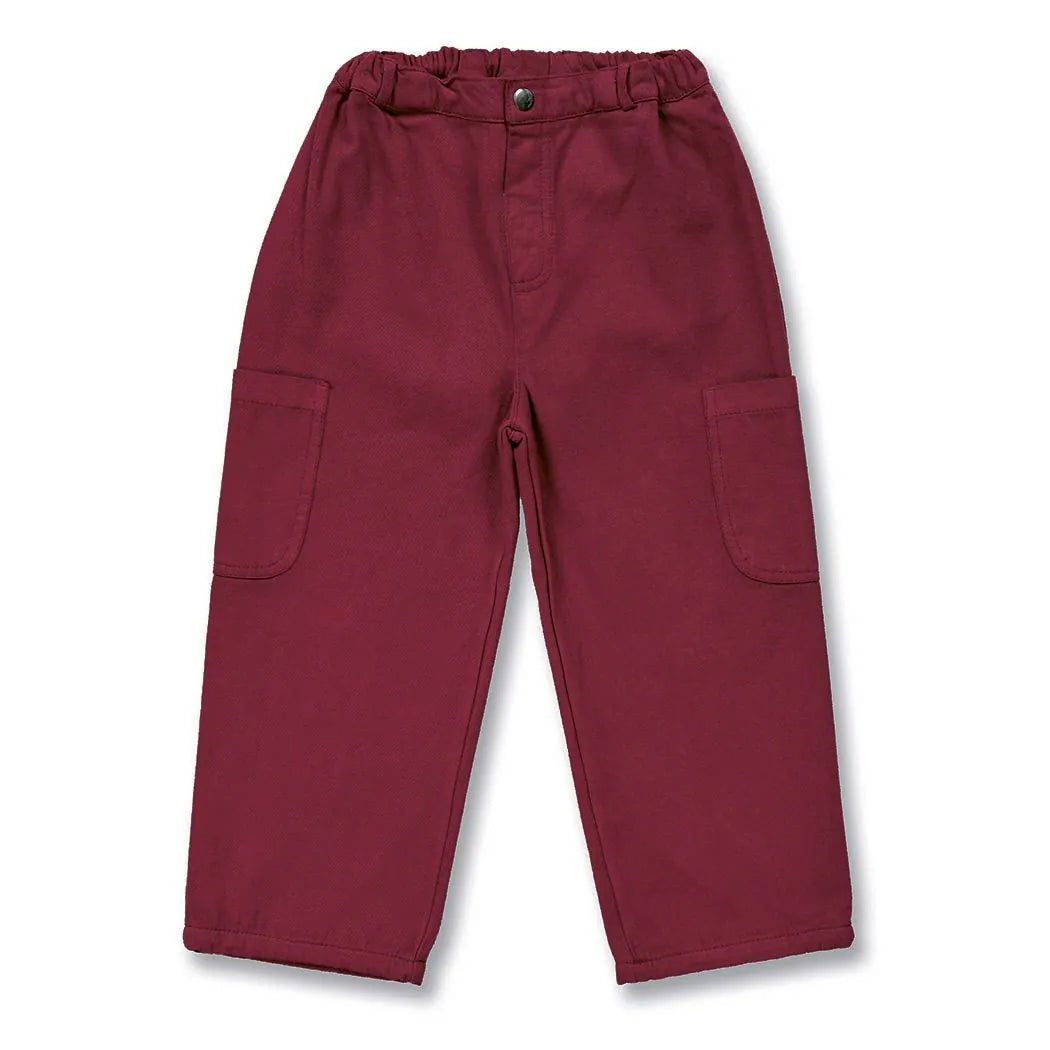 Pantaloni Wine Red | Sense Organics