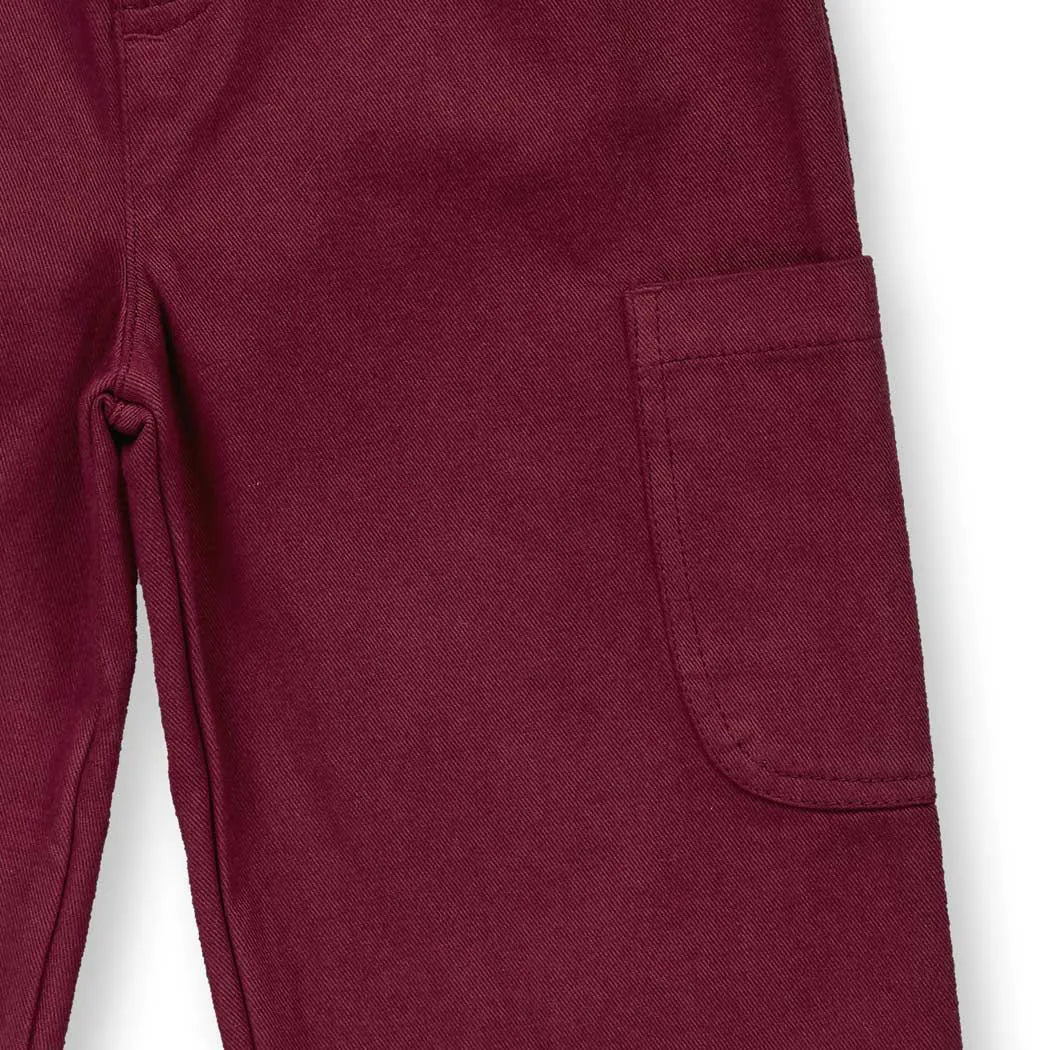 Pantaloni Wine Red | Sense Organics