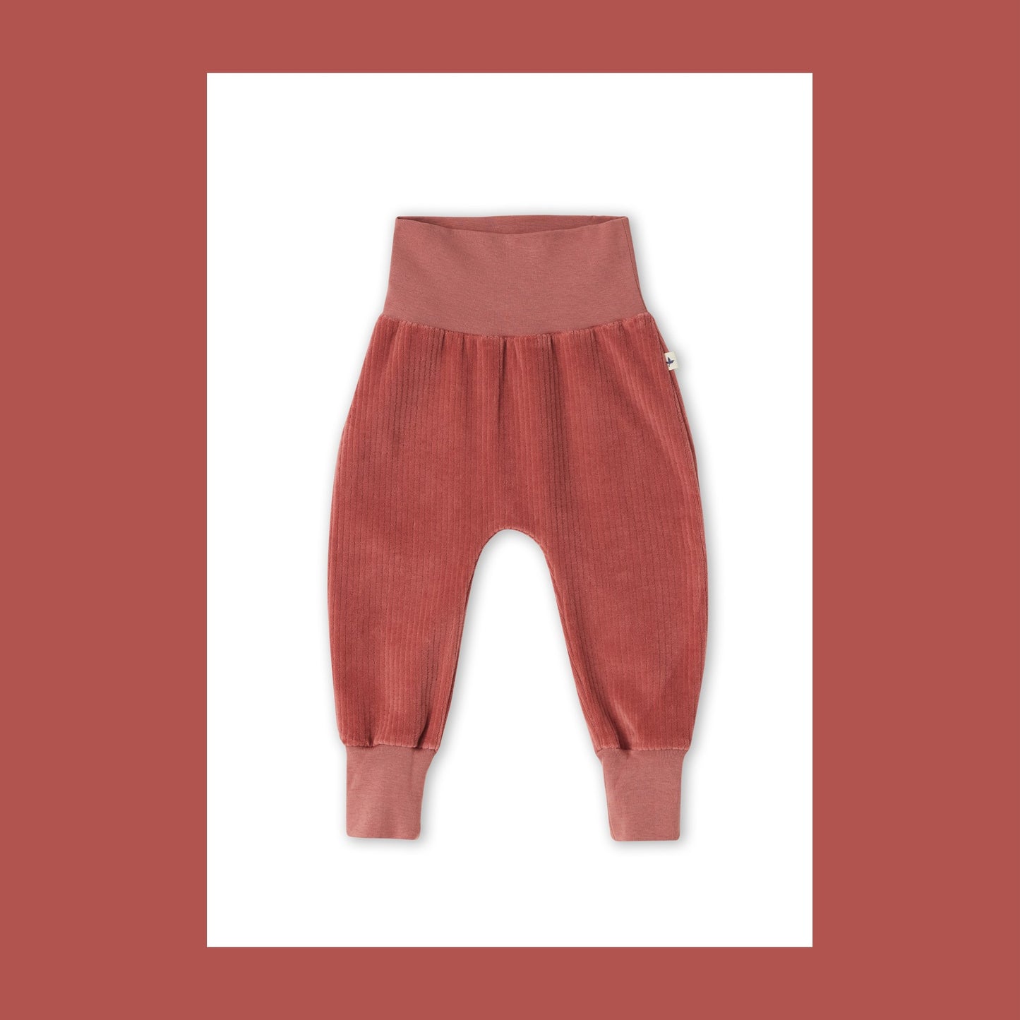 Pantaloni a coste Baby Malva Scuro