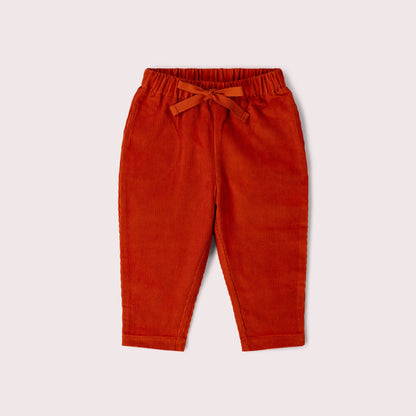 Pantaloni a coste Rossi | Little Green Radicals