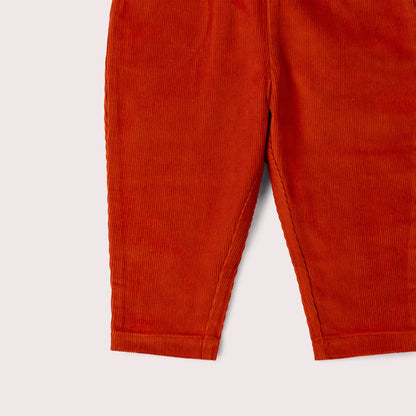 Pantaloni a coste Rossi | Little Green Radicals